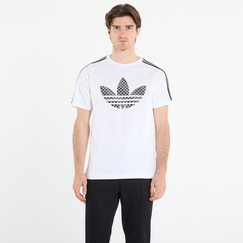 adidas Originals Tričko adidas Monogram Infill 3S T-Shirt White