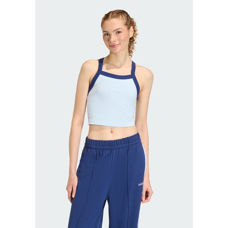 adidas performance Essentials colorpop tank with embroidered logo in 115504916