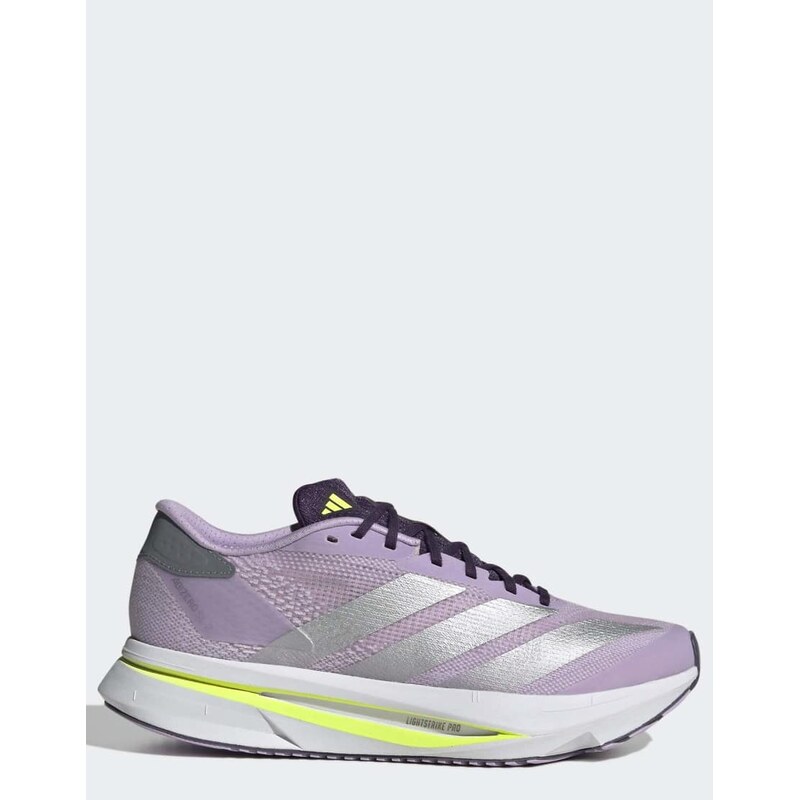 adidas performance Adizero sl2 shoes in plum and silver metallic