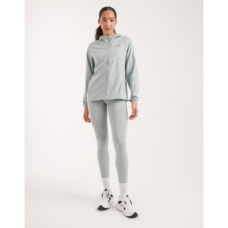 adidas performance Optime leggings with side pocket in sage