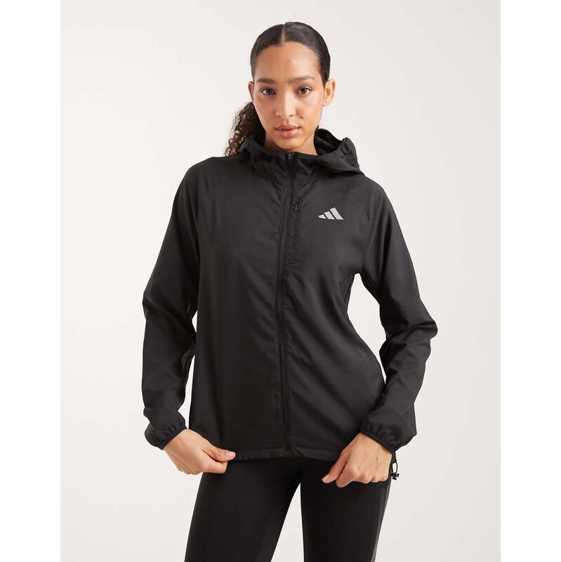 adidas performance Adi365 running essentials jacket in black 115499365