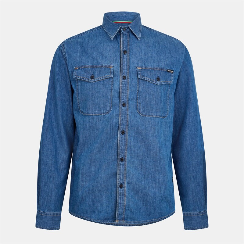 Košile Replay Mid Blue 5816143