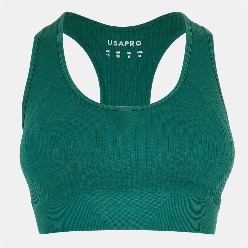 Sportovní podprsenka USA Pro Forest Green 3528104
