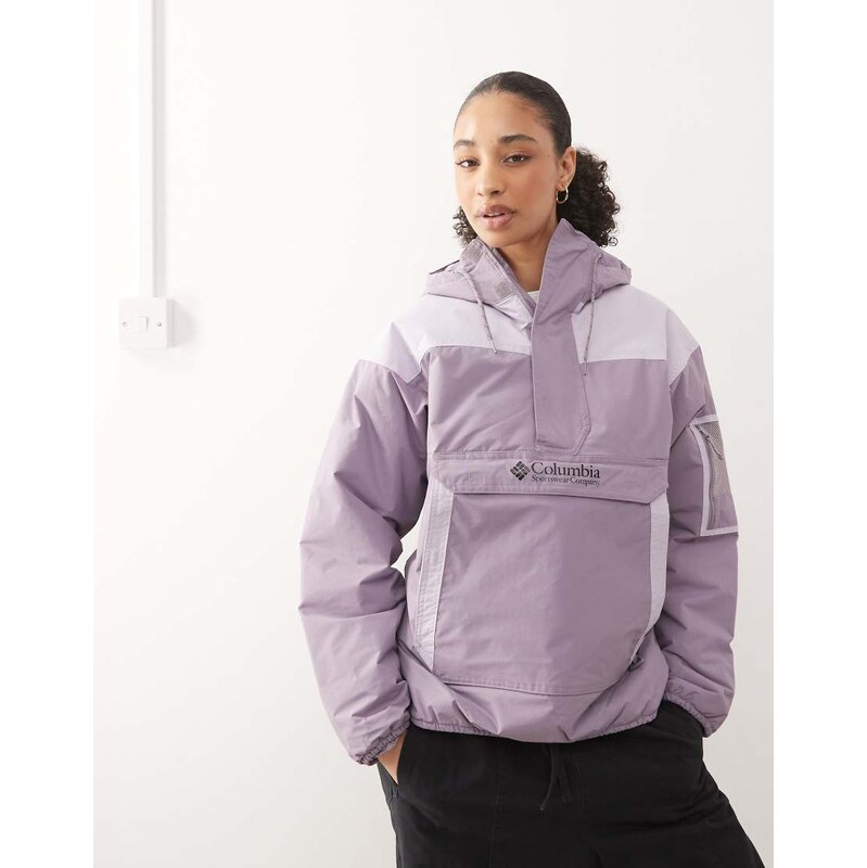 Columbia Challenger insulated pullover in purple 110976426