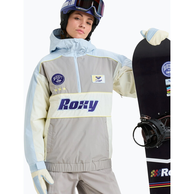 Dámská snowboardová bunda ROXY Chloe Kim Anorak ash