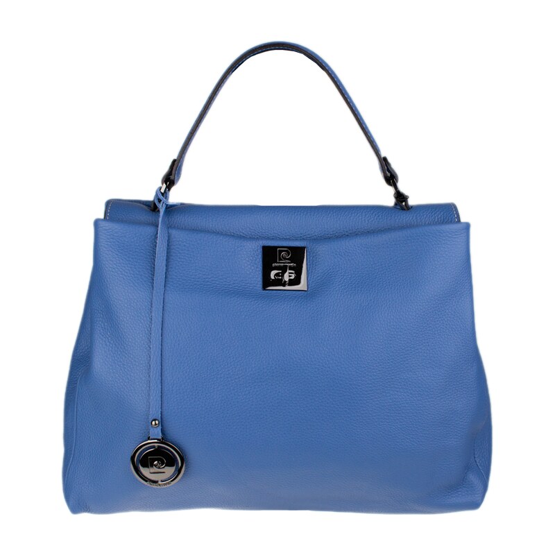 Modrá kožená italská kabelka Pierre Cardin 5359 Blu NovaKabelka.cz 110988777