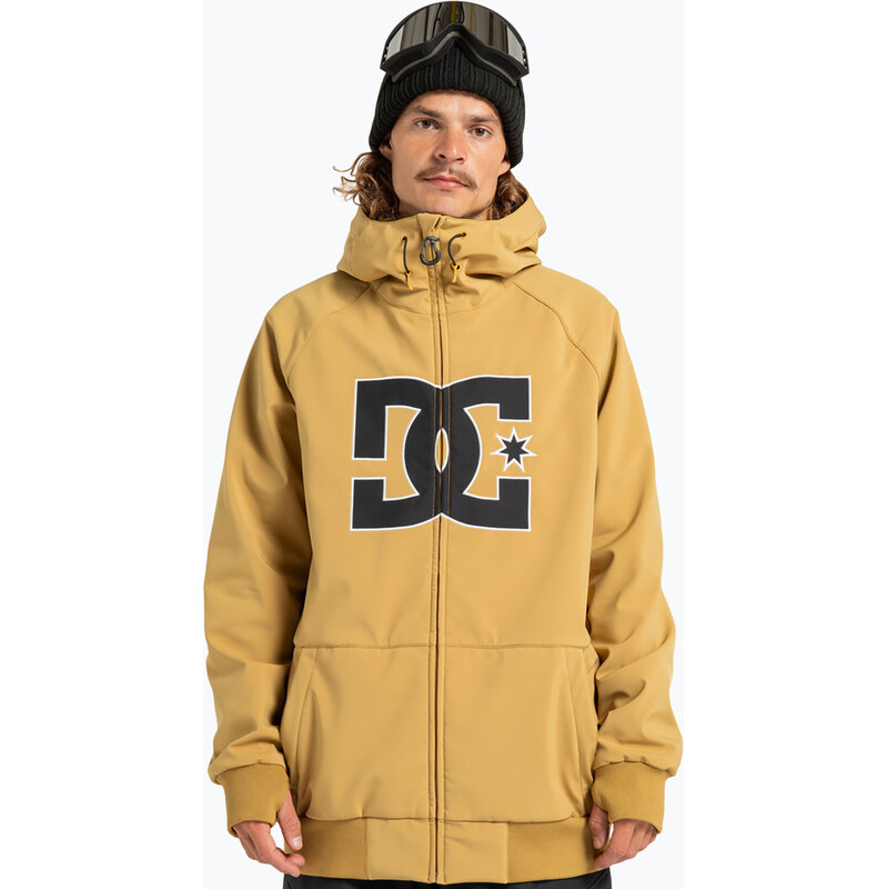 Pánská snowboardová bunda DC Spectrum Softshell mustard gold