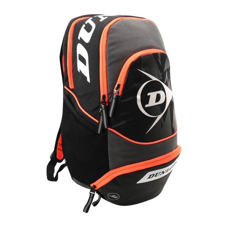 Dunlop Perf Tennis Racket Back Pack Grey/Orange