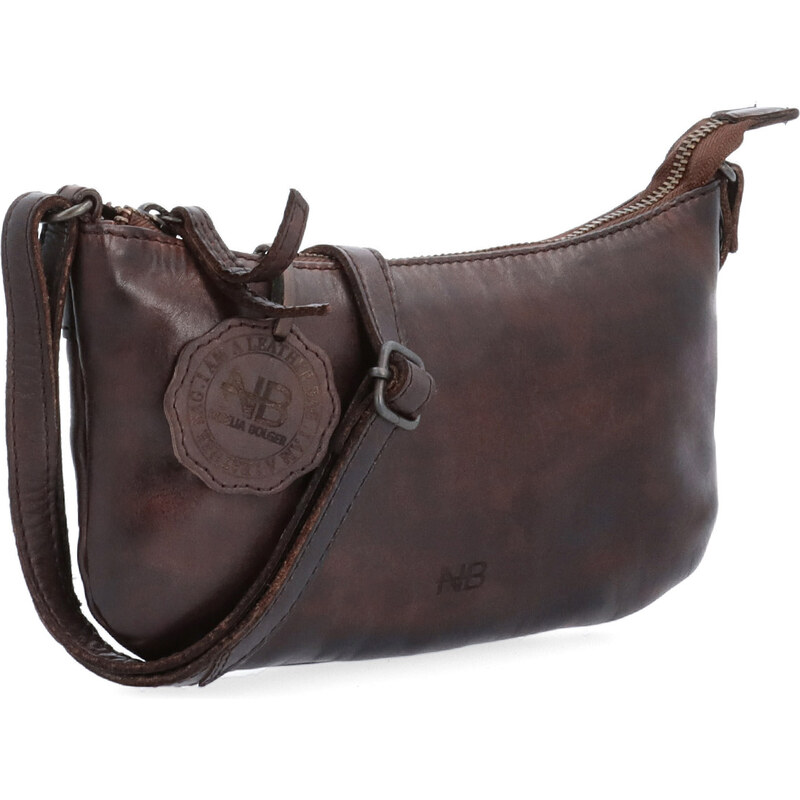 Kožená kabelka crossbody Noelia Bolger hnědá NB 2420 H