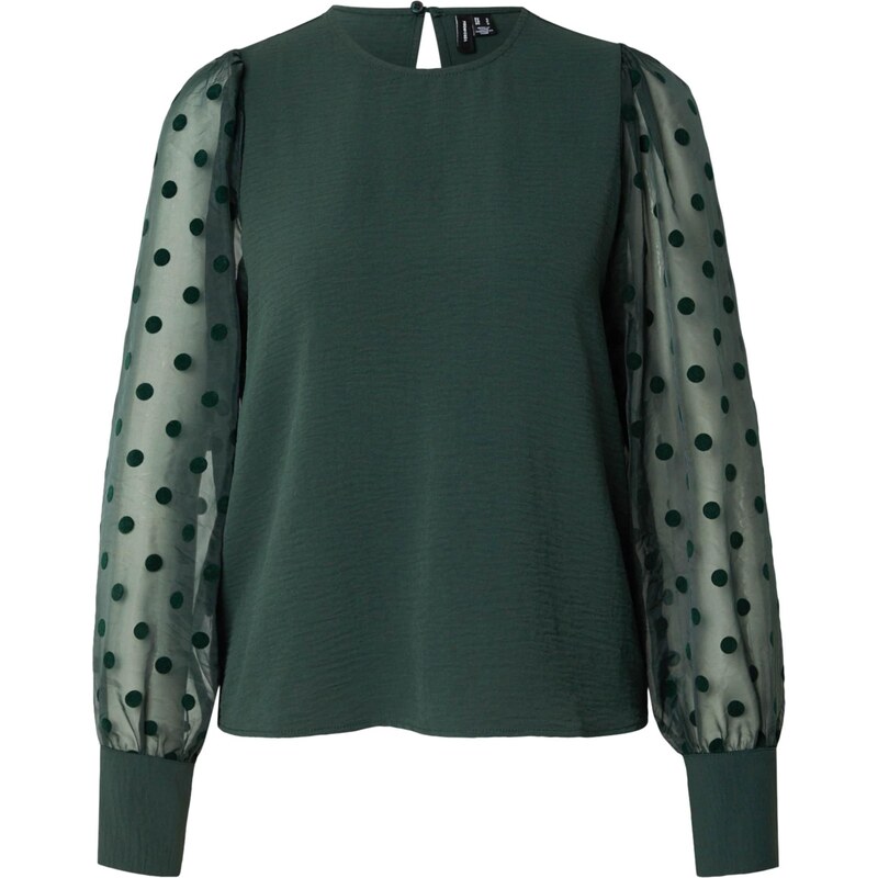 VERO MODA Halenka VMALVA jedle 108878614