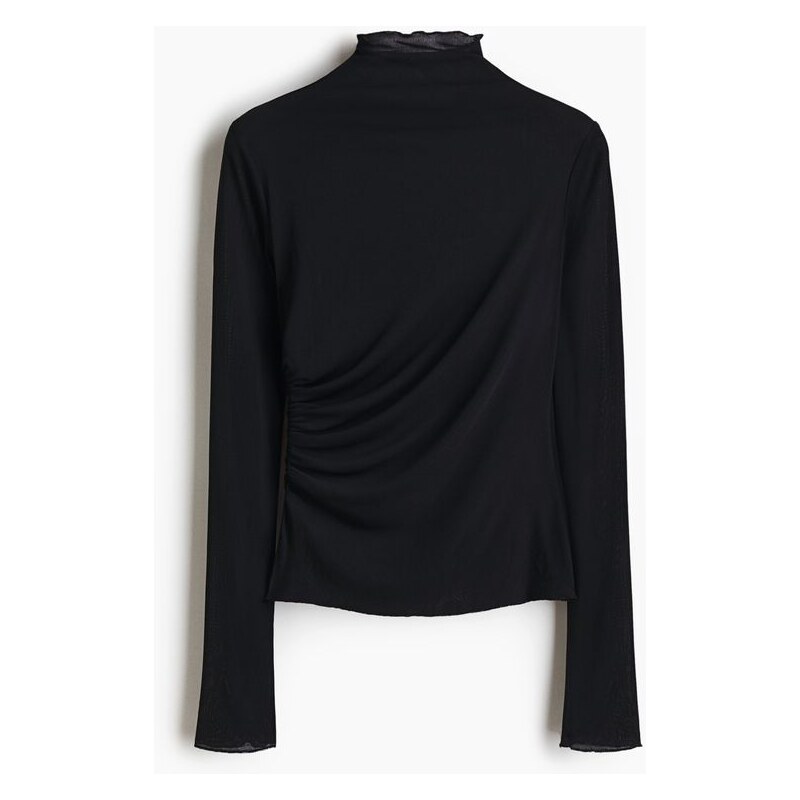 H&M - Lehounký žerzejový top - Černá