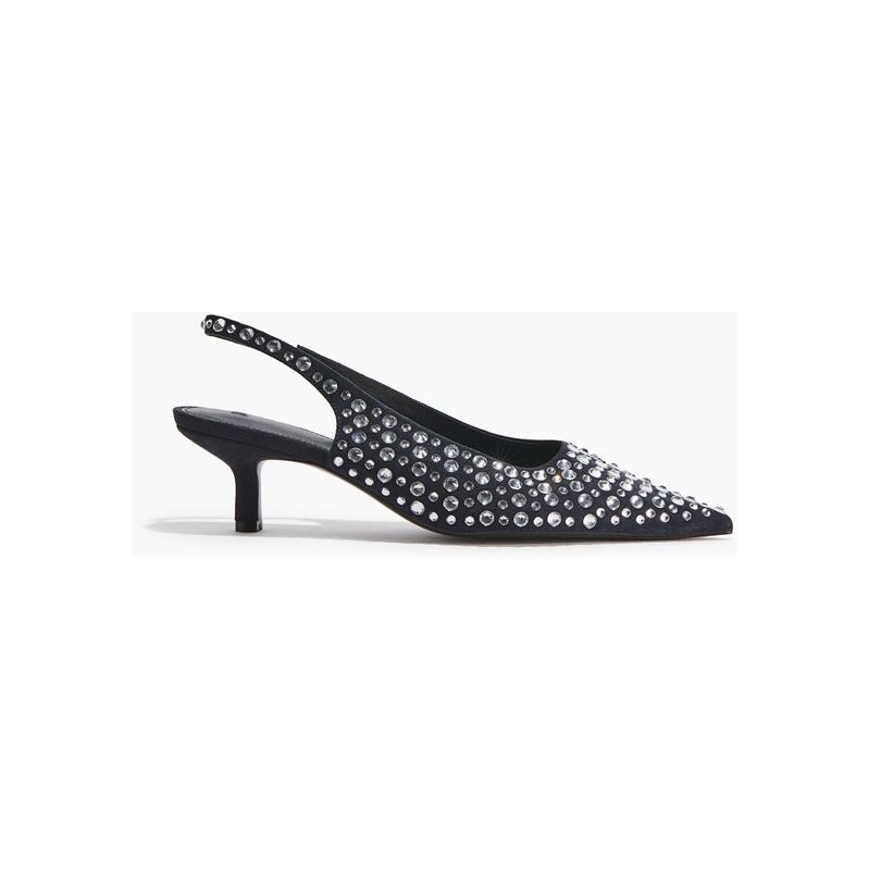 H&M - Střevíčky zdobené štrasem - modrá 110991157