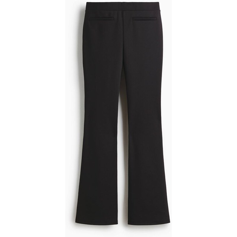 H&M - Kalhoty Flared - Černá