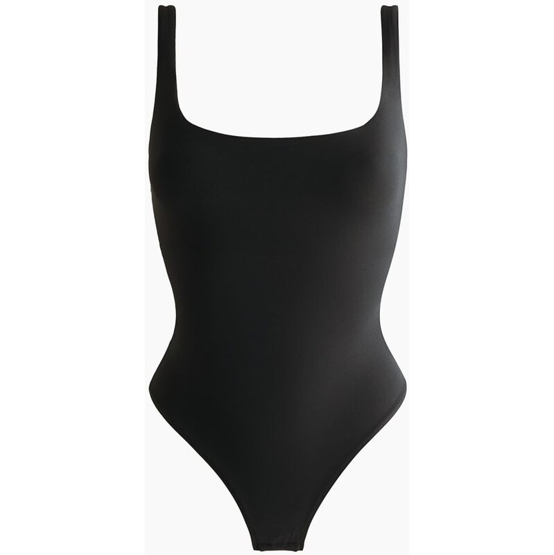 H&M - Body z mikrovláknas vyztuženými košíčky - černá 110991617