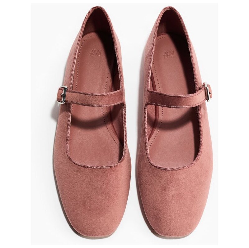 H&M - Balerínky Mary Jane - oranžová 110991672