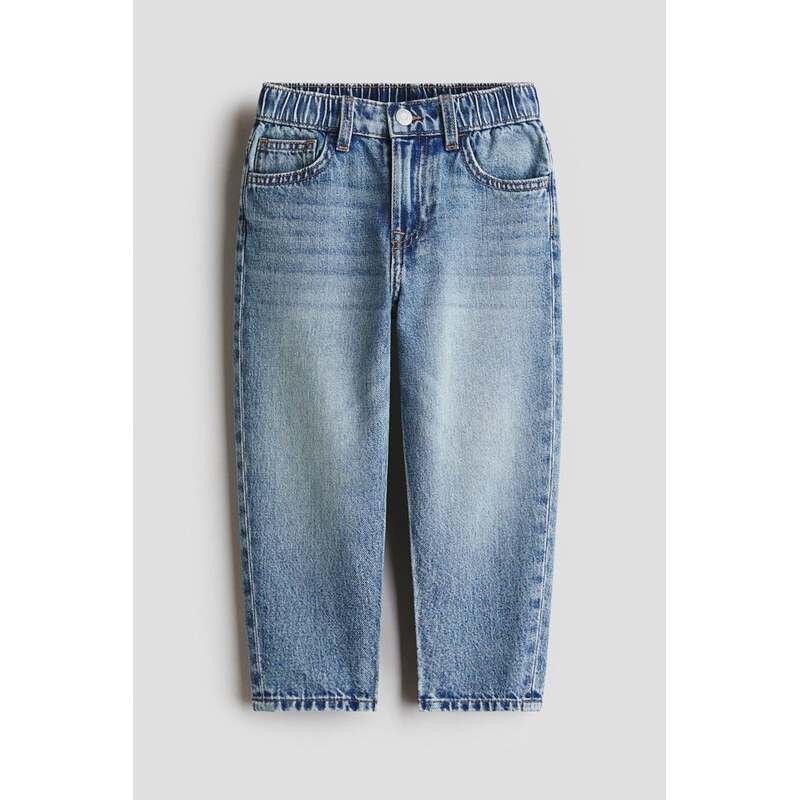 H&M - Loose Fit Jeans - Světlý Denim Blue