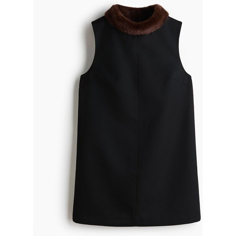 H&M - Šaty shift dresss límcem - Černá