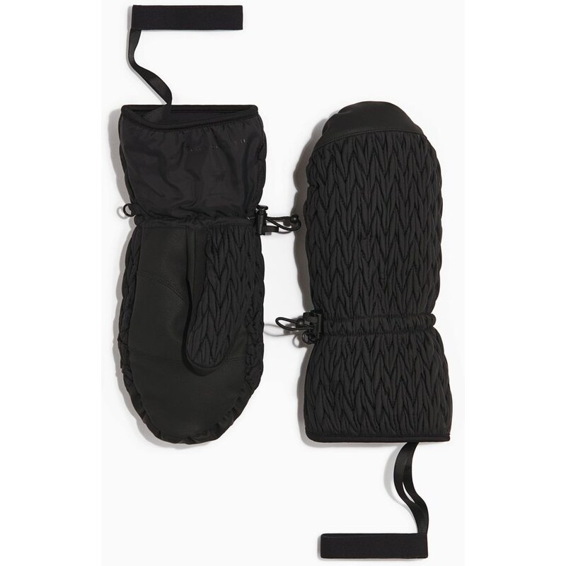 H&M - Prošívané lyžařské palčáky - Černá