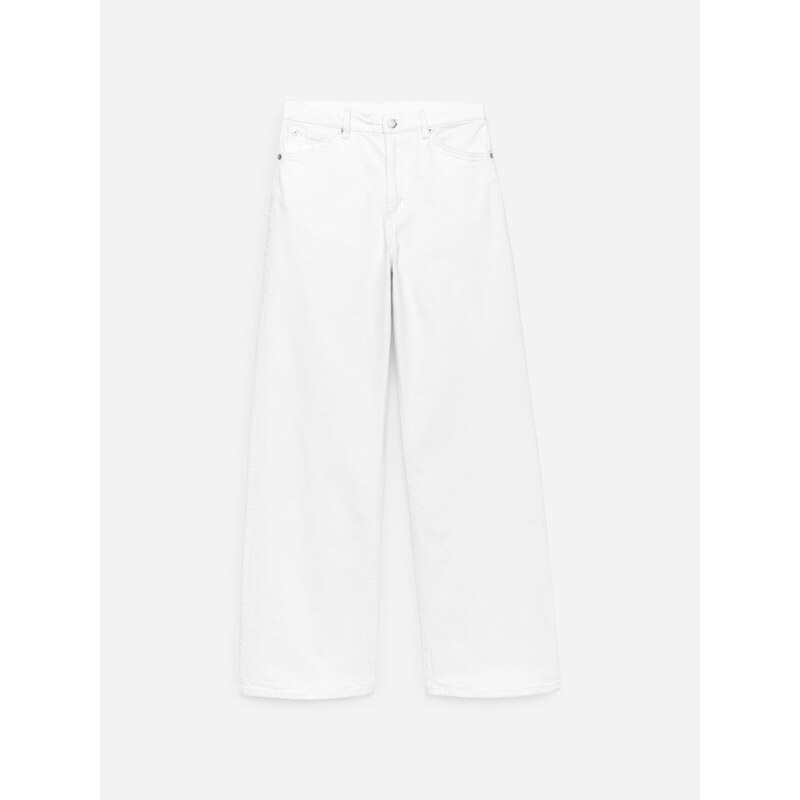 H&M - LUPINE rozšířené džíny - bílá 108132284