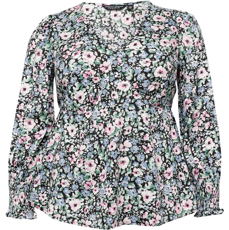 Dorothy Perkins Curve Halenka marine modrá / zelená / růžová /