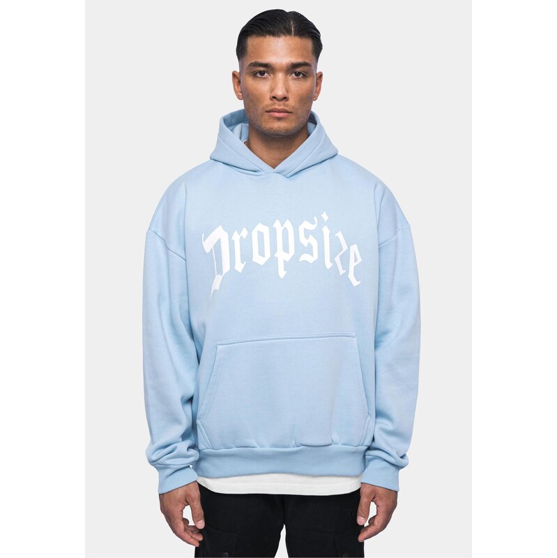Dropsize Mikina světlemodrá / bílá