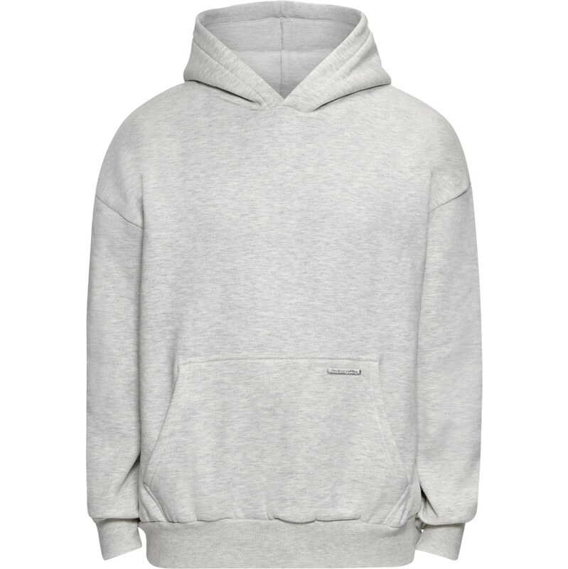 Dropsize Mikina světle šedá / bílá