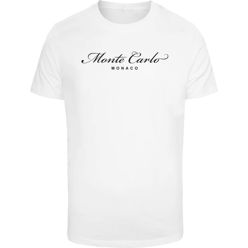 Mister Tee Tričko Monaco Monte Carlo černá / bílá