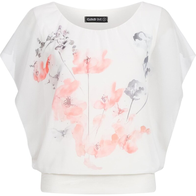 Cloud5ive Halenka šedá / lososová / offwhite 110997165