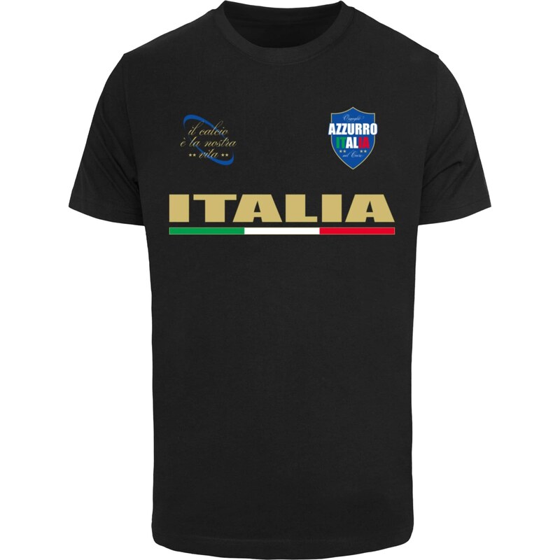 Mister Tee Tričko Italia hořčicová / zelená / ohnivá červená /