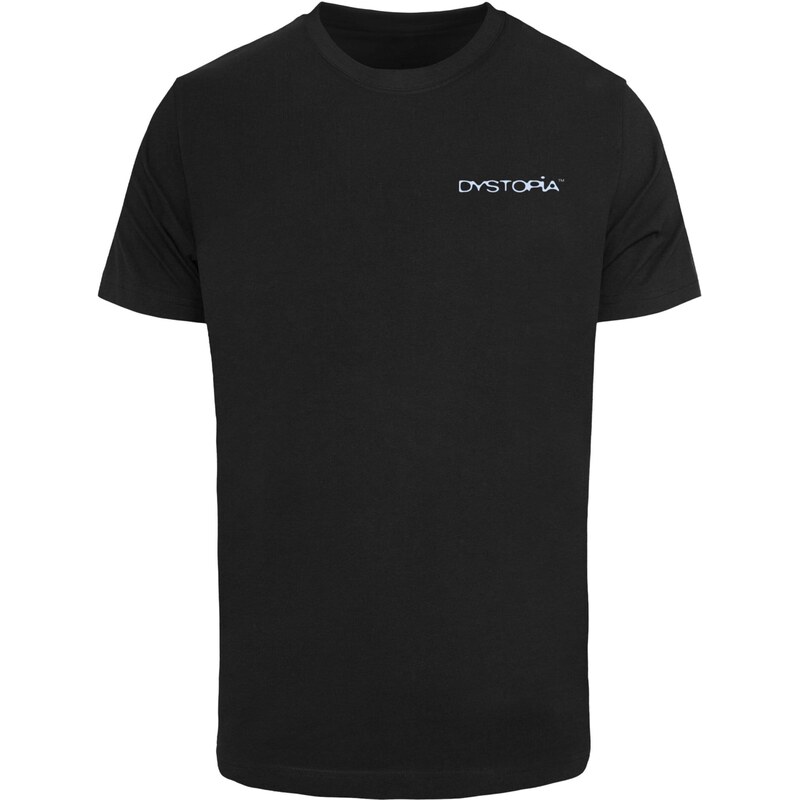 Mister Tee Tričko Dystopia pastelová modrá / světlemodrá / černá
