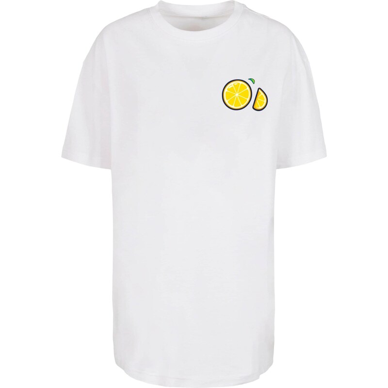 Merchcode Oversized tričko Lemon Party žlutá / zelená / černá / bílá 110997362