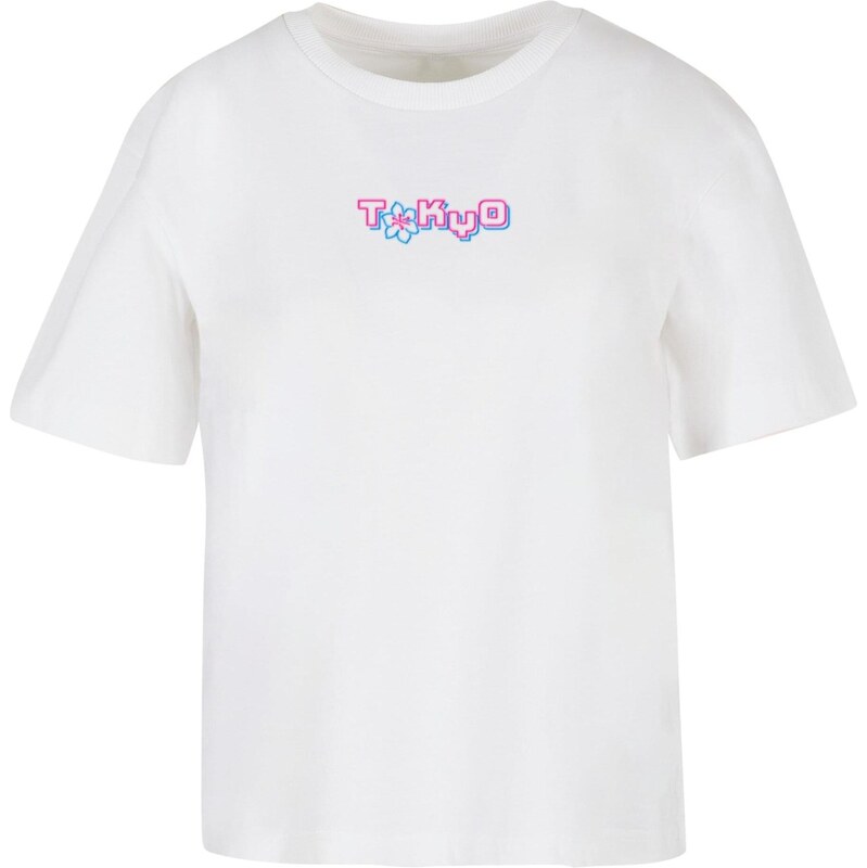 Mister Tee Tričko Tokyo Dragon svítivě modrá / pink / tmavě