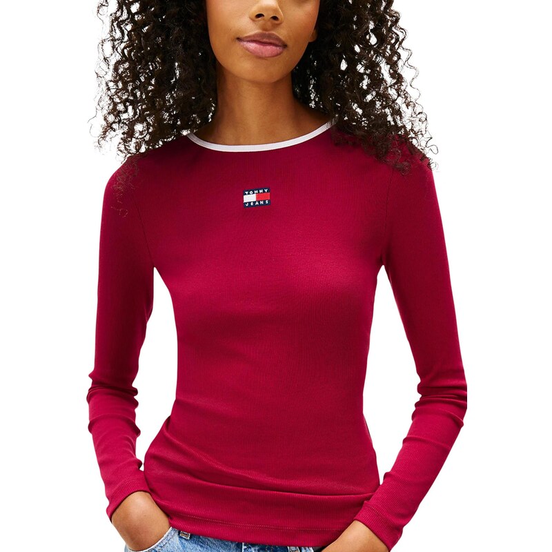 Tommy Hilfiger Jeans Tommy Hilfiger dámské tričko s dlouhým rukávem