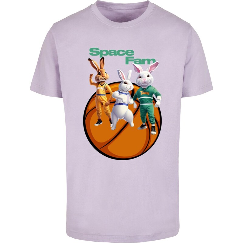 Mister Tee Tričko Space Fam světle fialová / mix barev