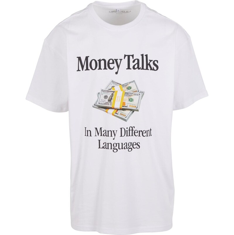 Mister Tee Tričko Money Talks žlutá / zelená / černá / bílá