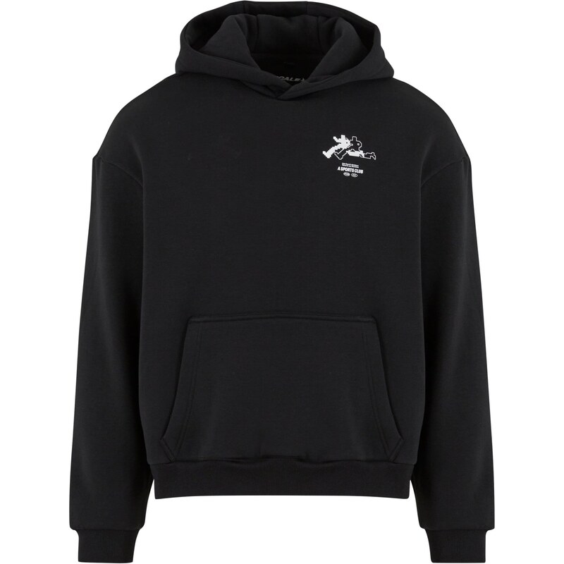 MT Upscale Mikina RUN Sports Club černá / offwhite