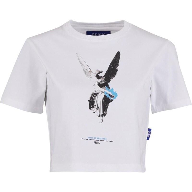 Pequs Tričko světlemodrá / šedá / černá / bílá