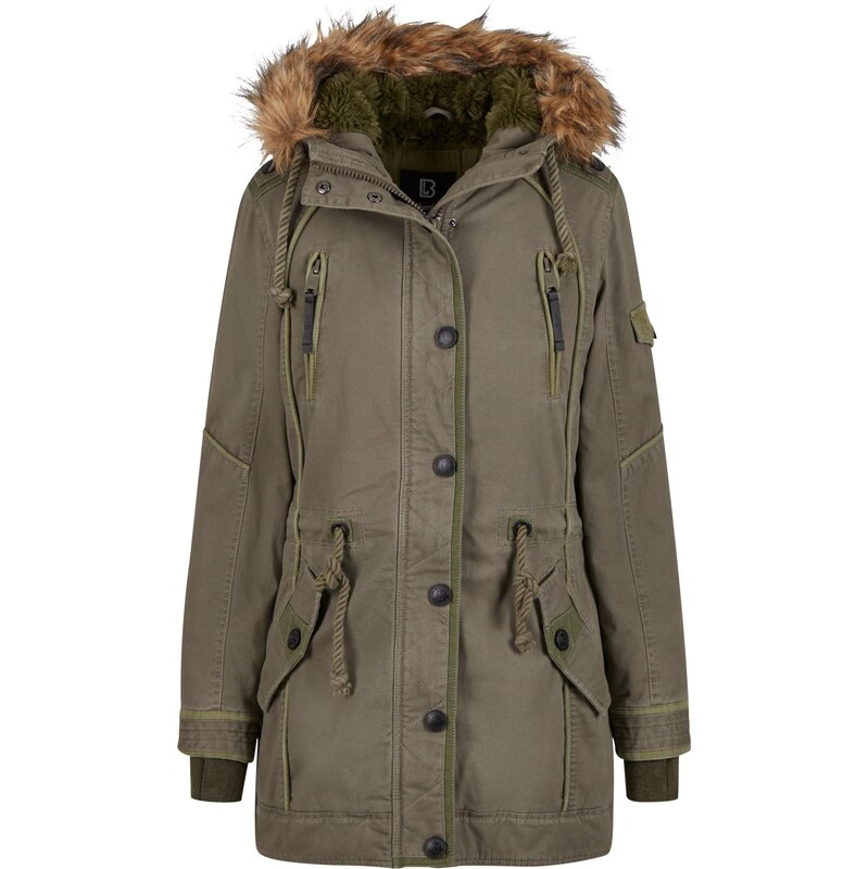 Brandit Zimní parka Emma karamelová / olivová 111000372