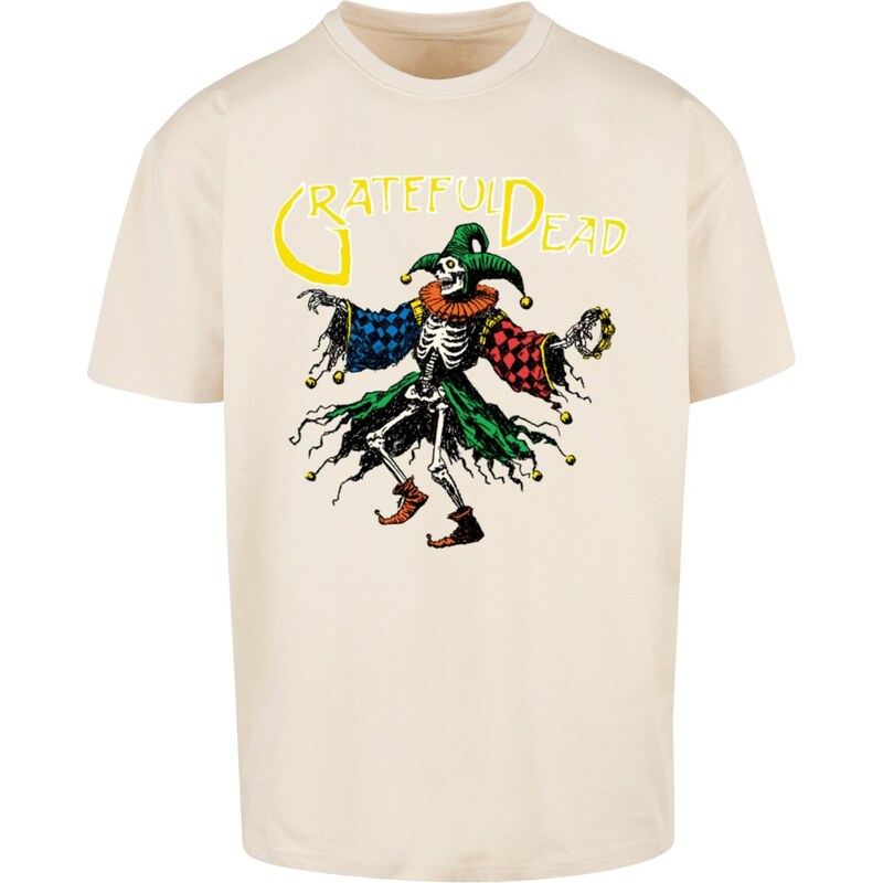 Merchcode Tričko Grateful Dead Joker písková / žlutá / červená /