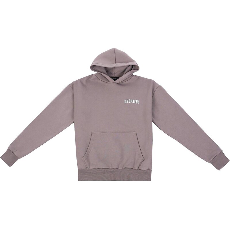 Dropsize Mikina Elite Hustlers hnědá / bílá