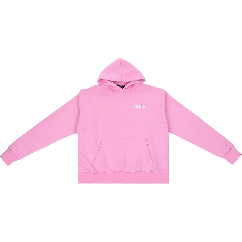 Dropsize Mikina světle růžová / bílá
