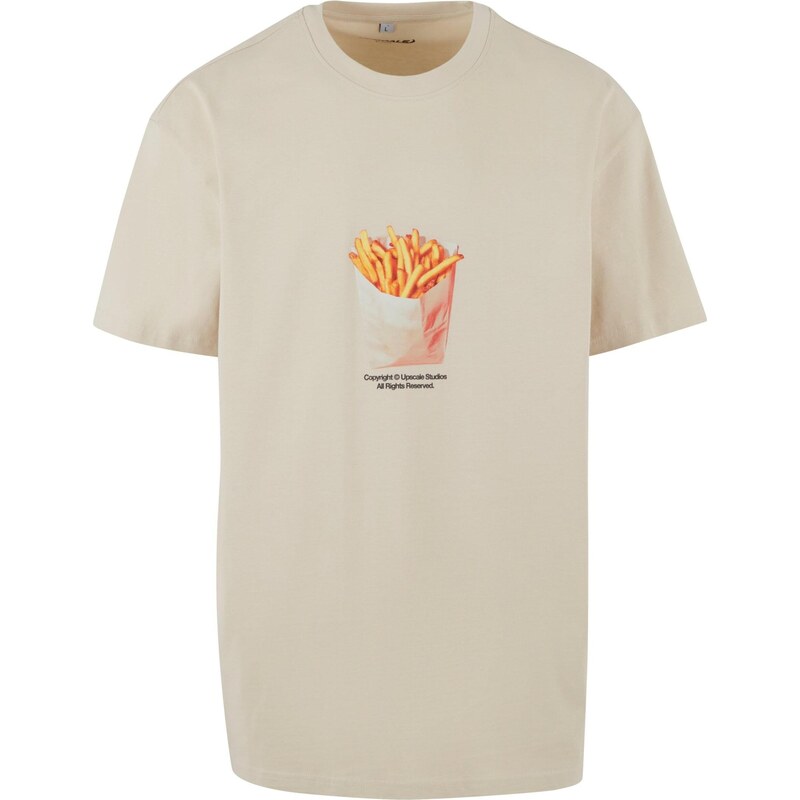 MT Upscale Tričko Small Fries písková / žlutá / oranžová / černá