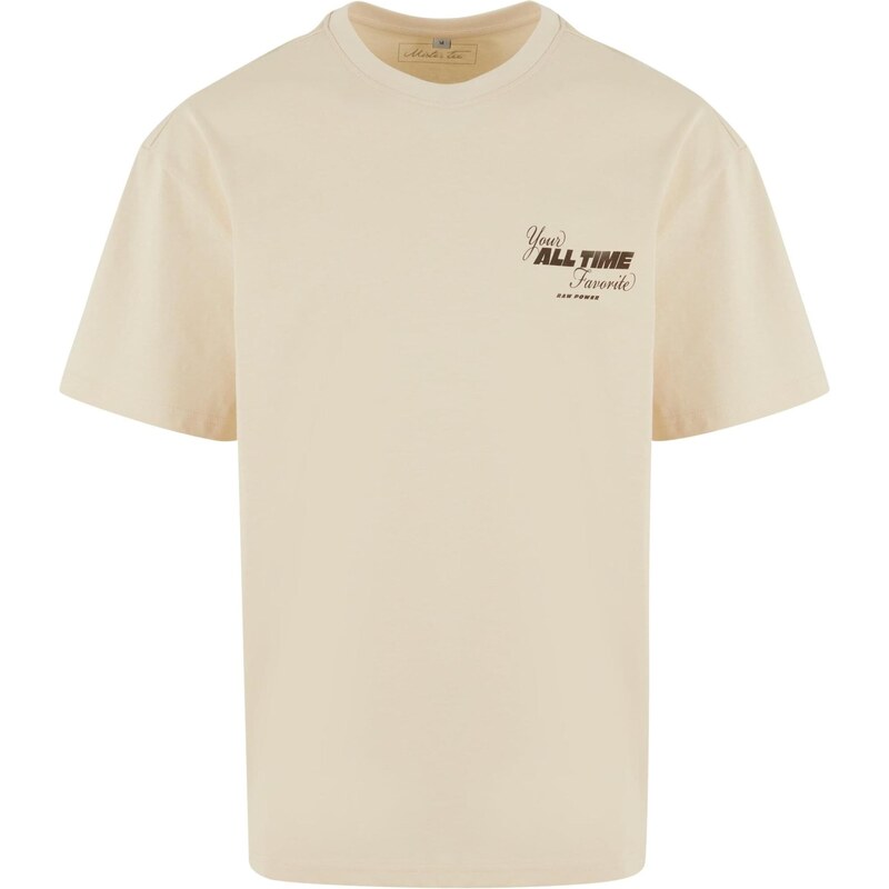 Mister Tee Tričko All Time Favorite písková / černá / offwhite