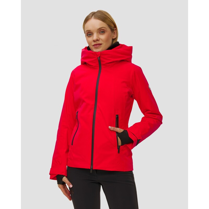 Dámská červená Lyžařská Bunda Descente Removable Down Jacket