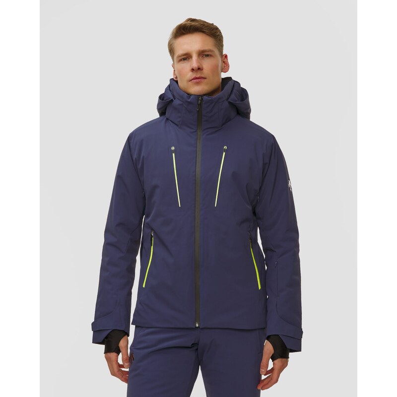 Tmavě Modrá Pánská Lyžařská Bunda Descente Removable Down Jacket