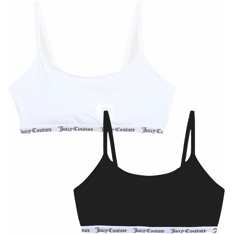 Juicy Couture Podprsenka černá / bílá