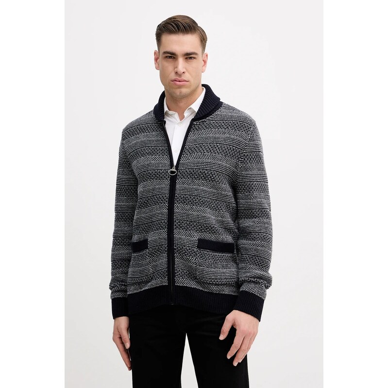 Barbour Vlněný kardigan Barbour Helmsley