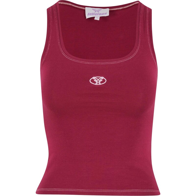 Felicious Top burgundská červeň / bílá 111003126