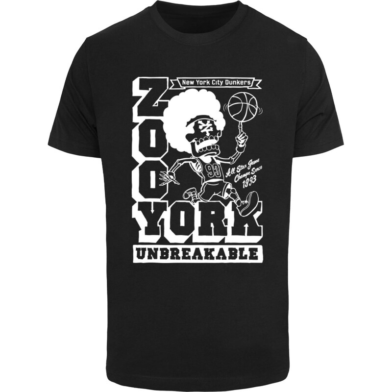 ZOO YORK Tričko Funky Balling černá / bílá