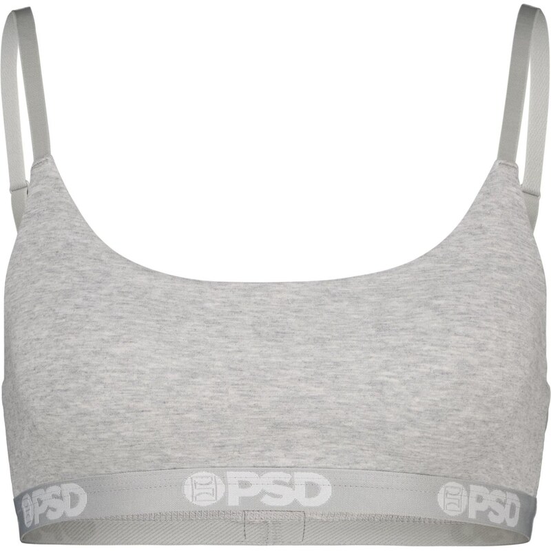 PSD Podprsenka šedá / bílá